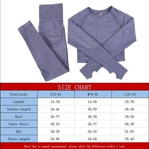 Brand new 2 piece TikTok legging set